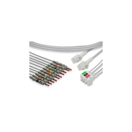 Replacement For Philips, Pagewriter Tc10 Ekg Leadwires